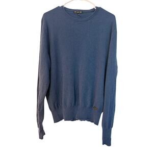 Sun Day Red Cashmere Crewneck Sweater – Size Large – Blue